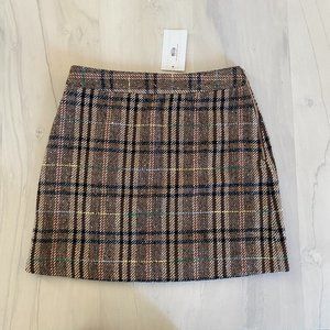 Plaid Mini Skirt
